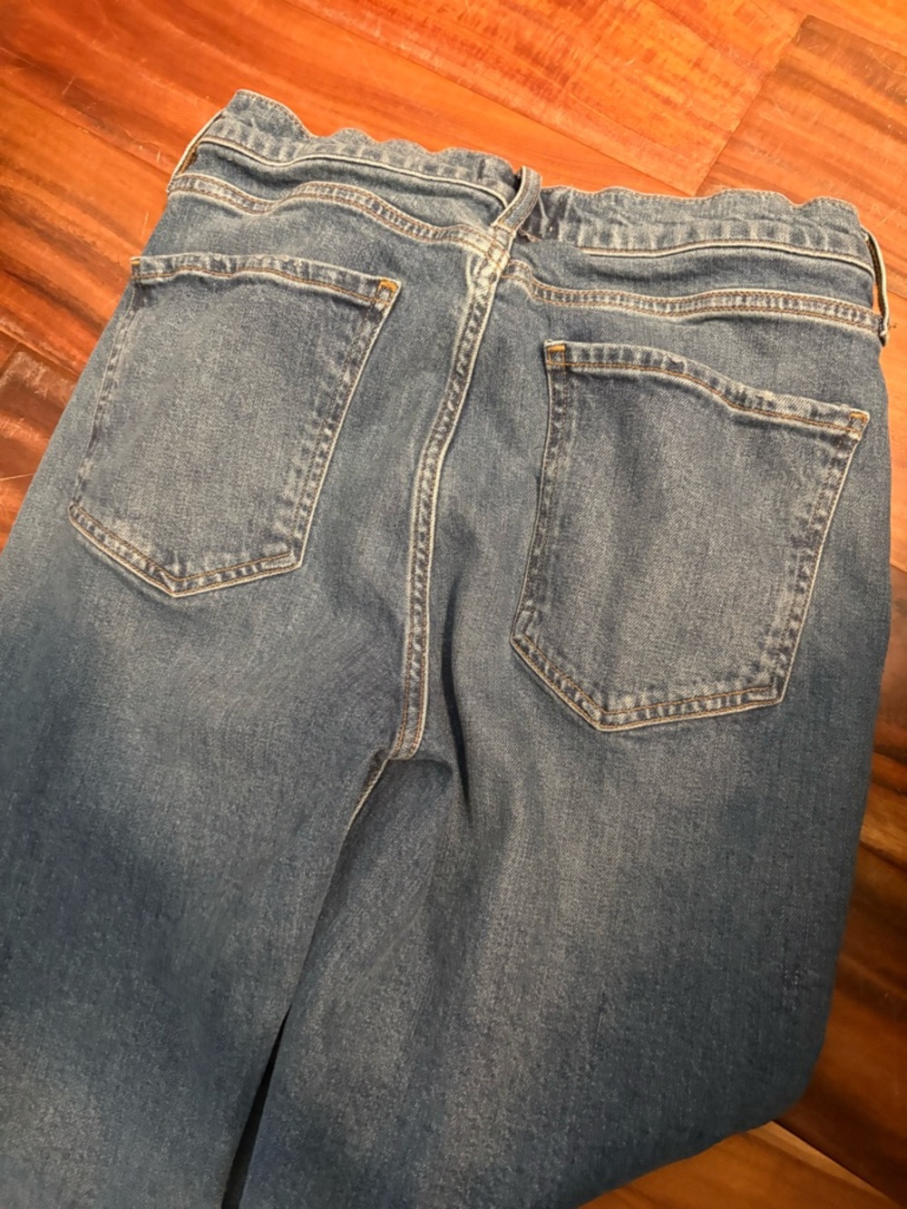 AGOLDE Nico High Rise Slim Straight Jeans 29 Button Fly Medium Wash (0966) - Picture 11 of 11